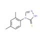 4-(2,4-dimethylphenyl)-4H-1,2,4-triazole-3-thiol (CAS 66297-59-4) - chemical structure image