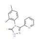 4-(2,4-dimethylphenyl)-5-(pyridin-2-yl)-4H-1,2,4-triazole-3-thiol - chemical structure image