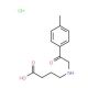 4-{[2-(4-methylphenyl)-2-oxoethyl]amino}butanoic acid hydrochloride - chemical structure image