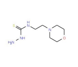 4-[2-(4-Morpholinyl)ethyl]-3-thiosemicarbazide (CAS 77644-45-2) - chemical structure image