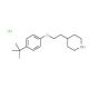 4-{2-[4-(tert-Butyl)phenoxy]ethyl}piperidinehydrochloride - chemical structure image