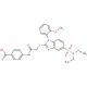 4-{2-[5-Diethylsulfamoyl-1-(2-methoxy-phenyl)-1H-benzoimidazol-2-ylsulfanyl]-acetylamino}-benzoic acid - chemical structure i