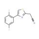 [4-(2,5-Difluoro-phenyl)-thiazol-2-yl]-acetonitrile - chemical structure image