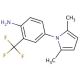 4-(2,5-dimethyl-1H-pyrrol-1-yl)-2-(trifluoromethyl)aniline - chemical structure image