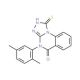 4-(2,5-dimethylphenyl)-1-mercapto[1,2,4]triazolo[4,3-a]quinazolin-5(4H)-one - chemical structure image