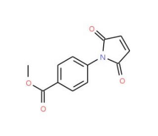 4-(2,5-Dioxo-2,5-dihydro-pyrrol-1-yl)-benzoic acid methyl ester (CAS 40349-49-3) - chemical structure image