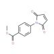 4-(2,5-Dioxo-2,5-dihydro-pyrrol-1-yl)-benzoic acid methyl ester (CAS 40349-49-3) - chemical structure image