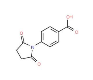 4-(2,5-Dioxo-pyrrolidin-1-yl)-benzoic acid (CAS 60693-33-6) - chemical structure image