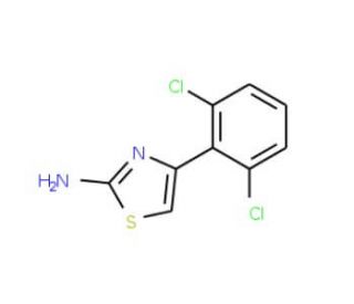 4-(2,6-Dichloro-phenyl)-thiazol-2-ylamine - chemical structure image