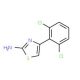 4-(2,6-Dichloro-phenyl)-thiazol-2-ylamine - chemical structure image