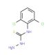 4-(2,6-Dichlorophenyl)-3-thiosemicarbazide (CAS 13207-55-1) - chemical structure image