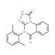 4-(2,6-Dimethyl-phenyl)-1-mercapto-4H-[1,2,4]triazolo[4,3-a]quinazolin-5-one - chemical structure image