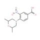 4-(2,6-Dimethylmorpholin-4-yl)-3-nitrobenzoic acid - chemical structure image