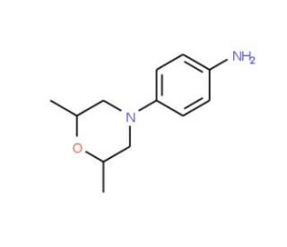 4-(2,6-Dimethylmorpholino)aniline (CAS 218930-10-0) - chemical structure image