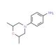 4-(2,6-Dimethylmorpholino)aniline (CAS 218930-10-0) - chemical structure image