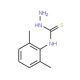4-(2,6-Dimethylphenyl)-3-thiosemicarbazide (CAS 71058-35-0) - chemical structure image