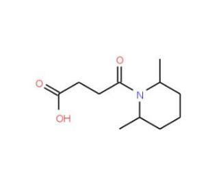 4-(2,6-Dimethylpiperidin-1-yl)-4-oxo-butyric acid - chemical structure image