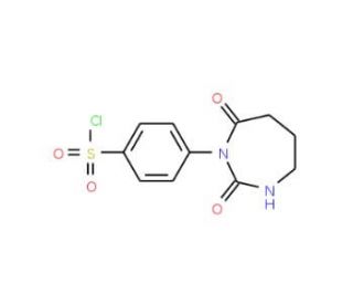 4-(2,7-Dioxo-[1,3]Diazepan-1-yl)benzenesulfonyl chloride - chemical structure image
