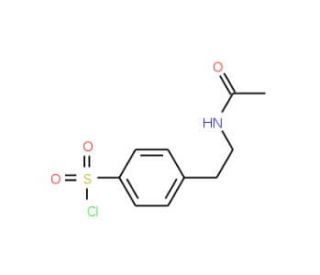 4-(2-acetamidoethyl)benzene-1-sulfonyl chloride (CAS 35450-53-4) - chemical structure image