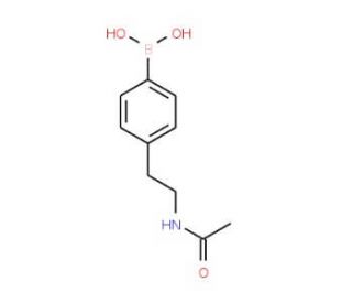 4-(2-Acetamidoethyl)phenylboronic acid (CAS 874459-75-3) - chemical structure image