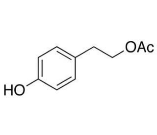 4-(2-Acetoxy-ethyl)phenol (CAS 58556-55-1) - chemical structure image