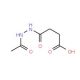 4-(2-Acetylhydrazino)-4-oxobutanoic acid - chemical structure image