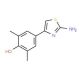 4-(2-Amino-1,3-thiazol-4-yl)-2,6-dimethylbenzenol - chemical structure image