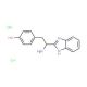 4-[2-amino-2-(1H-1,3-benzodiazol-2-yl)ethyl]phenol dihydrochloride - chemical structure image