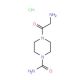 4-(2-Amino-acetyl)-piperazine-1-carboxamide hydrochloride (CAS 693790-09-9) - chemical structure image