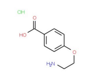 4-(2-Amino-ethoxy)-benzoic acid hydrochloride - chemical structure image