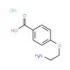 4-(2-Amino-ethoxy)-benzoic acid hydrochloride - chemical structure image