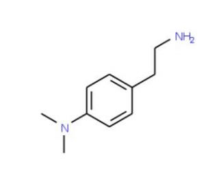 [4-(2-Amino-ethyl)-phenyl]-dimethyl-amine (CAS 52632-05-0) - chemical structure image