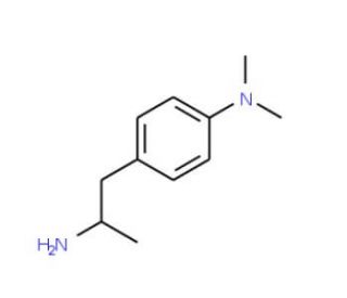 [4-(2-Amino-propyl)-phenyl]-dimethyl-amine - chemical structure image