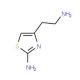 4-(2-Aminoethyl)-1,3-thiazol-2-amine (CAS 124458-10-2) - chemical structure image