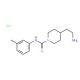 4-(2-Aminoethyl)-N-(3-methylphenyl)piperidine-1-carboxamide hydrochloride - chemical structure image