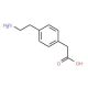 [4-(2-Aminoethyl)phenyl]acetic acid (CAS 99075-24-8) - chemical structure image