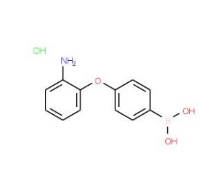4-(2-Aminophenoxy)phenylboronic acid, HCl (CAS 957063-10-4) - chemical structure image