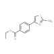 4-(2-Aminothiazol-4-yl)benzoic acid ethyl ester - chemical structure image