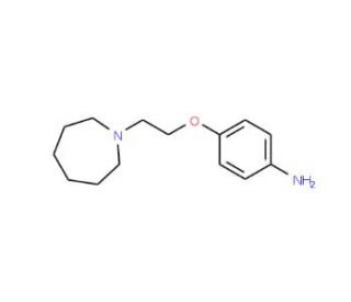 4-(2-Azepan-1-yl-ethoxy)-phenylamine (CAS 869948-07-2) - chemical structure image