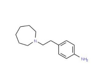4-(2-Azepan-1-yl-ethyl)-phenylamine - chemical structure image
