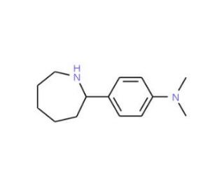 4-(2-Azepanyl)-N,N-dimethylaniline (CAS 383128-95-8) - chemical structure image