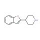 4-(2-Benzofuranyl)-piperidine (CAS 54477-05-3) - chemical structure image