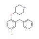 4-(2-Benzyl-4-chlorophenoxy)piperidine - chemical structure image