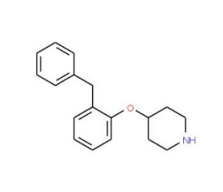 4-(2-Benzylphenoxy)piperidine - chemical structure image
