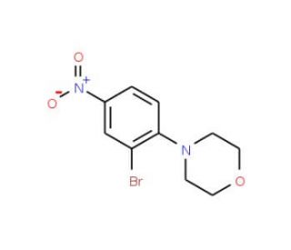 4-(2-Bromo-4-nitrophenyl)morpholine (CAS 477846-96-1) - chemical structure image