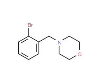 4-(2-Bromobenzyl)morpholine (CAS 91130-51-7) - chemical structure image