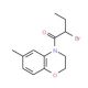 4-(2-Bromobutanoyl)-6-methyl-3,4-dihydro-2H-1,4-benzoxazine - chemical structure image