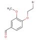 4-(2-Bromoethoxy)-3-methoxybenzaldehyde (CAS 99070-23-2) - chemical structure image