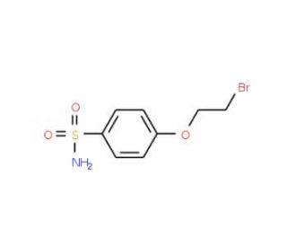 4-(2-bromoethoxy)benzenesulfonamide (CAS 125174-28-9) - chemical structure image