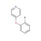 4-(2-bromophenoxy)pyridine (CAS 33399-23-4) - chemical structure image